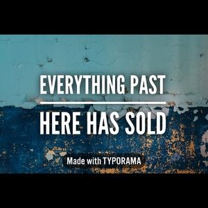 Everything past here has SOLD! 🔥👊